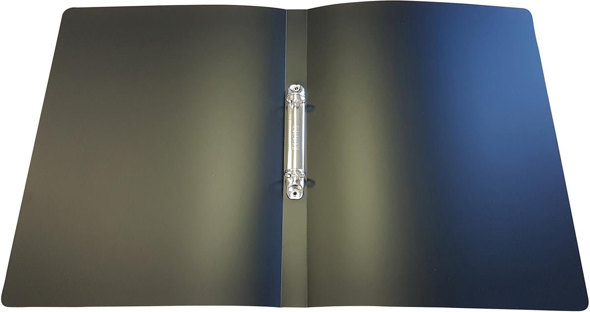 Alpha ringmap, voor ft A4, uit PP, 2 ringen van 16 mm, zwart - OfficeTown