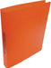 Alpha ringmap, voor ft A4, uit PP, 2 ringen van 25 mm, transparant oranje - OfficeTown