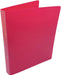 Alpha ringmap, voor ft A4, van PP, 2 ringen van 25 mm, roze - OfficeTown