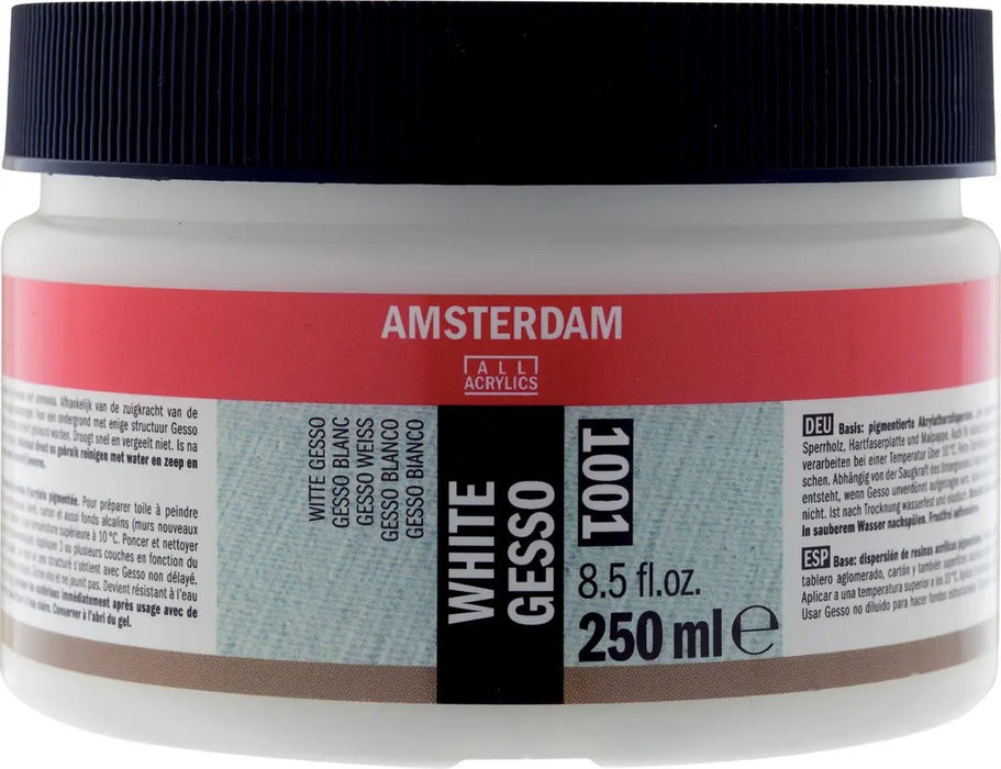 Amsterdam witte gesso, fles van 250 ml - OfficeTown
