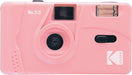 Analoge camera Kodak M35, roze met handmatige filmoproller - OfficeTown