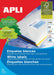 Apli witte etiketten ft 105 x 40 mm (b x h), 1.400 stuks, 14 per blad (1275) - OfficeTown