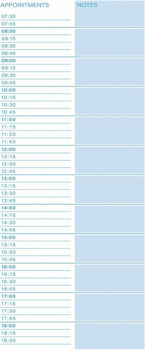 Atlanta (Nederlandstalige) Dagelijkse Taken Planner - OfficeTown