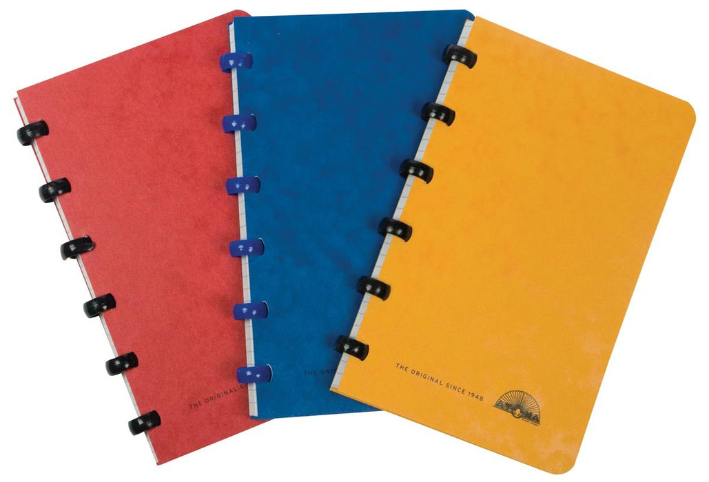 Atoma Classic notitieboekje, ft 9,5 x 14 cm, 120 bladzijden, kartonnen kaft, geassorteerde kleuren 15 stuks - OfficeTown