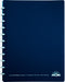 Atoma Eco schrift, ft A4 +, 120 bladzijden, gelijnd, met 6 tabbladen en 5 showtassen, assorti - OfficeTown