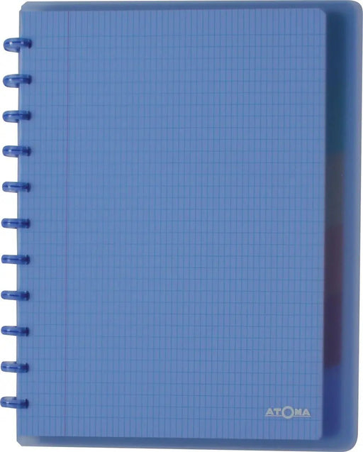 Atoma Trendy notitieboek, ft A4 +, 120 pagina's, commercieel geruit, met 6 tabbladen en 5 showtassen, in ge - OfficeTown