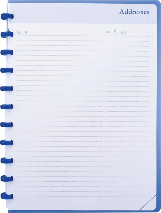 Atoma weekplanner, A4 - formaat, wit papier, 128 pagina's, 1 week op 2 pagina's, 2025 - OfficeTown