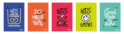 Atoma Writings schrift, ft A5, 144 bladzijden, geruit 5 mm 10 stuks - OfficeTown
