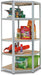 Avasco rek Strong Corner, ft 176 x 75 x 40 x 50 cm, 5 legborden, gegalvaniseerd - OfficeTown