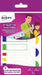 Avery Familie gelamineerde labels, etui met 24 labels, diverse formaten en standaardkleuren - OfficeTown