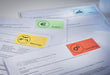 Avery gekleurde universele etiketten, geel (105 x 37 mm, 1600 stuks) met gratis Design & Print software - OfficeTown