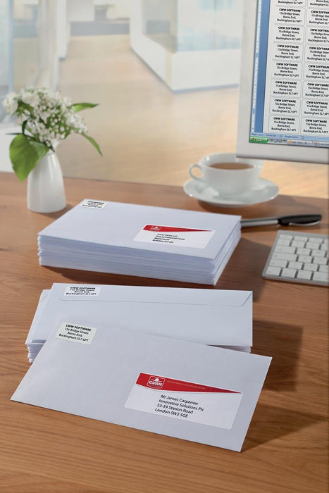 Avery J8160 - 10 Labels voor Adressen 63,5 x 38,1 mm (b x h), 210 labels, wit - OfficeTown