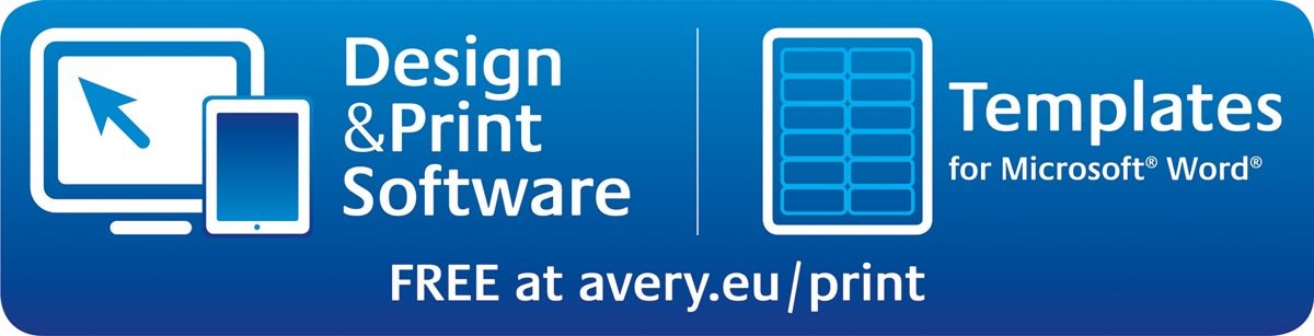 Avery J8160 - 10 Labels voor Adressen 63,5 x 38,1 mm (b x h), 210 labels, wit - OfficeTown