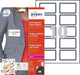 Avery L4787 - 20 zelfklevende badge ft 80 x 50 mm, doos van 200 stuks, wit/blauw - OfficeTown