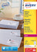 Avery L7162, Adresstickers, Laser, Ultragrip, wit, 250 vellen, 16 per vel, 99,1 x 33,9 mm - OfficeTown