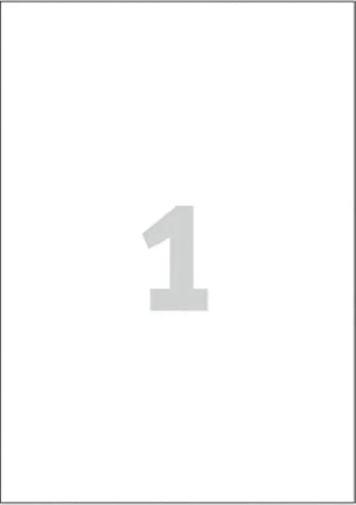 Avery Magneetetiketten ft 210 x 297 mm, verpakking van 5 stuks - OfficeTown