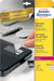 Avery onverwoestbare veiligheidsstickers, formaat 63,5 x 29,6 mm, 540 stuks, 27 per vel, doos van 20 vellen - OfficeTown