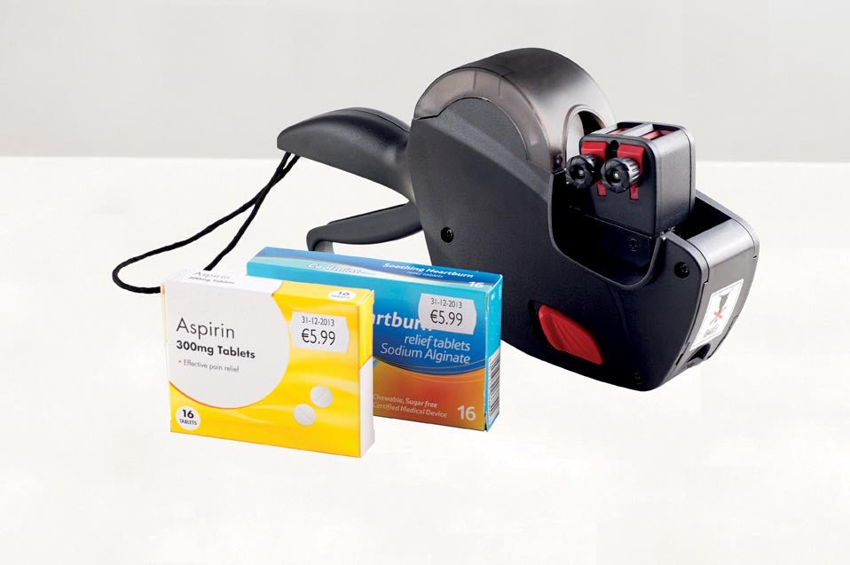 Avery PL2/18 prijstang, zwart - OfficeTown