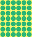 Avery Ronde etiketten 18 mm diameter, groen, 1.056 stuks - OfficeTown