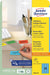 Avery verwijderbare gekleurde labels ft 63,5 x 33,9 mm (b x h), 480 stuks, 24 per vel, blauw - OfficeTown