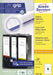 Avery Zweckform L4761 - 100 ordnerrugetiketten ft 19,2 x 6,1 cm (b x h), 400 etiketten, wit - OfficeTown