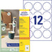 Avery Zweckform ronde etiketten, 60 mm, doos van 1.200 stuks, wit - OfficeTown