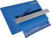Desq snijmat, 3-laags, blauw, ft 30 x 45 cm 12 stuks, OfficeTown