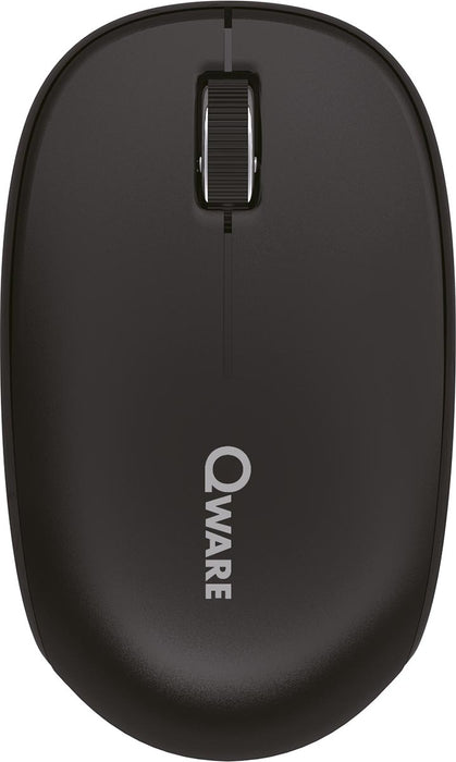 Qware draadloze muis Bristol, zwart - Met 3 knoppen en 1200 dpi gevoeligheid