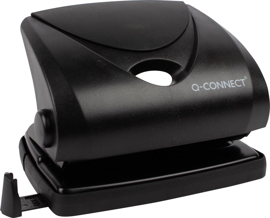 Q-CONNECT perforator voor gemiddeld gebruik, 20 vel, zwart Q-CONNECT