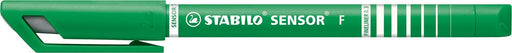 STABILO SENSOR fineliner, 0,3 mm, groen 10 stuks, OfficeTown