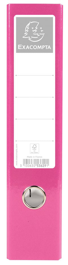 Exacompta Iderama ordner, ft A4, rug van 7 cm, roze 10 stuks, OfficeTown