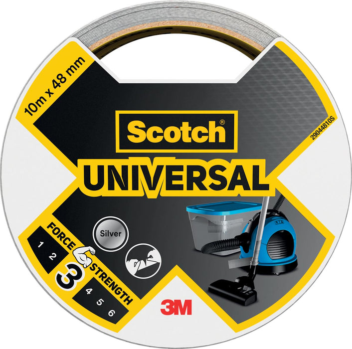 Scotch ducttape Universeel, 48 mm x 10 m, zilver 6 stuks