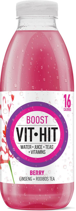Vit Hit Boost vitaminedrank, 12 flessen van 50 cl per verpakking