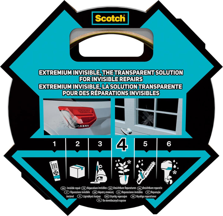 Scotch Extremium Onzichtbare Krachttape, 48 mm x 20 m, transparant