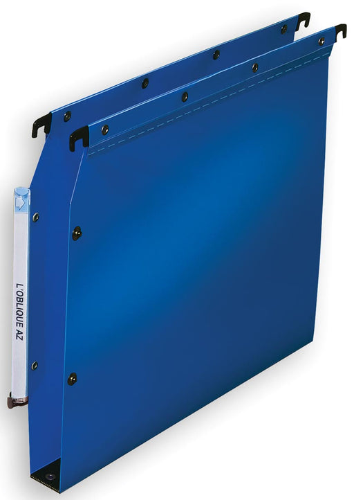 L'Oblique hangmappen voor kasten Ultimate bodem 30 mm, blauw 10 stuks, OfficeTown