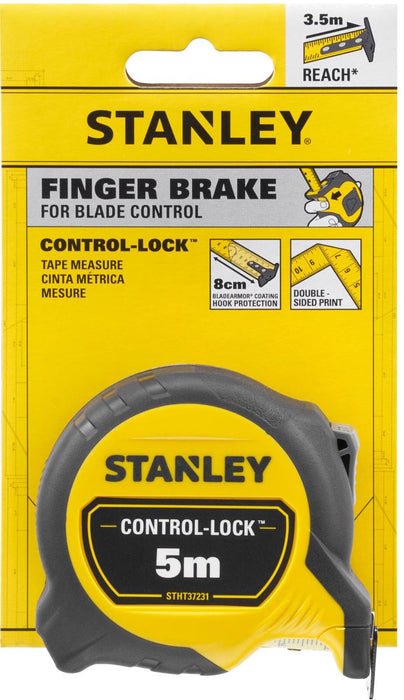 Stanley rolmeter Control-Lock 5 m x 25 mm, OfficeTown