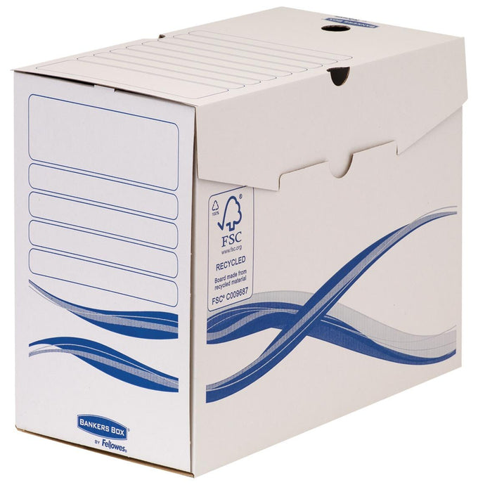 Bankers Box Basic, transfer archiefdoos, ft A4+, rug van 15 cm, 25 stuks - OfficeTown