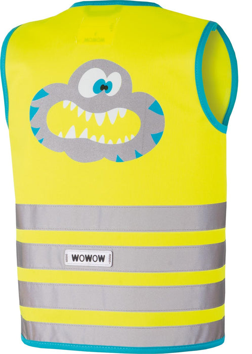 Wowow Crazy Monster Jas met reflecterend vest, geel, L (kind)