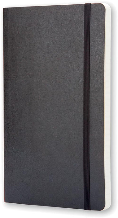 Moleskine notitieboek, ft 13 x 21 cm, gelinieerd, soepele kaft, 192 pagina's, zwart