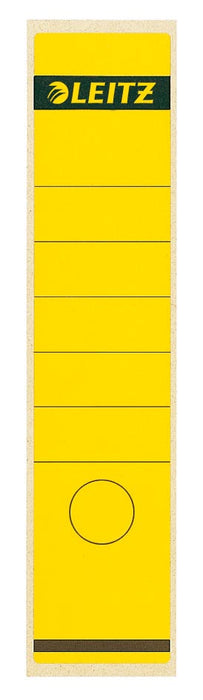 Leitz ruglabels ft 6,1 x 28,5 cm, geel