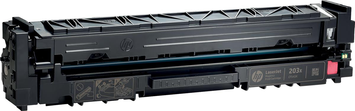 HP toner 203X, 2.500 pagina's, OEM CF543X, magenta