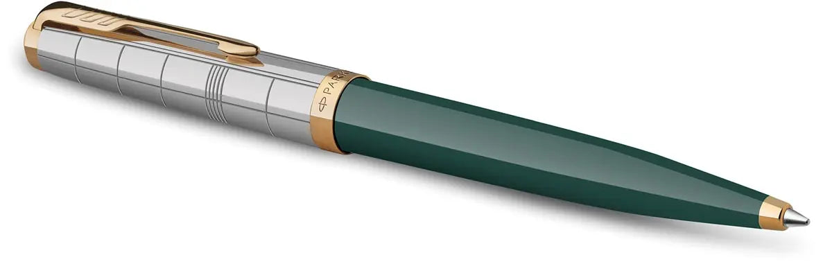 Parker 51 Premium balpen bosgroen GT met zwarte inkt in giftbox