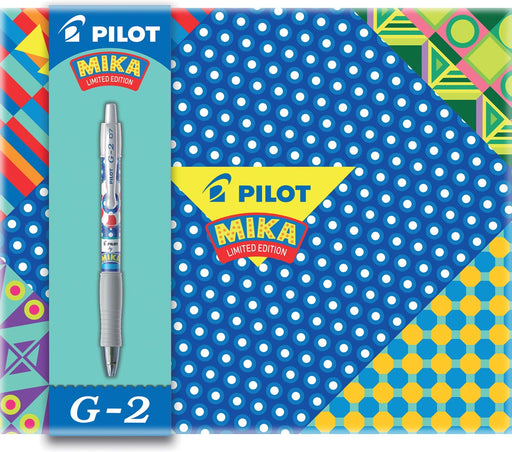 Pilot gelroller G-2 Mika Limited Edition, geschenkdoos met 6 gelrollers 12 stuks, OfficeTown