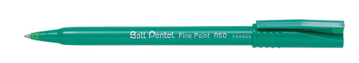Pentel Roller Ball R50/R56 groen, medium schrift 12 stuks, OfficeTown