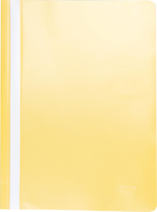 Pergamy snelhechtmap, A4-formaat, PP, 25 stuks, geel