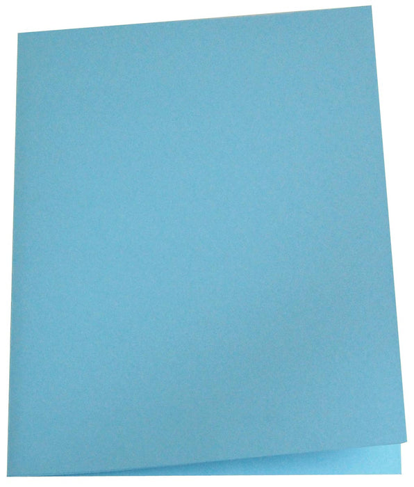 Dossiermap Pergamy blauw, 180 g/m², ft A4, pak van 100 stuks