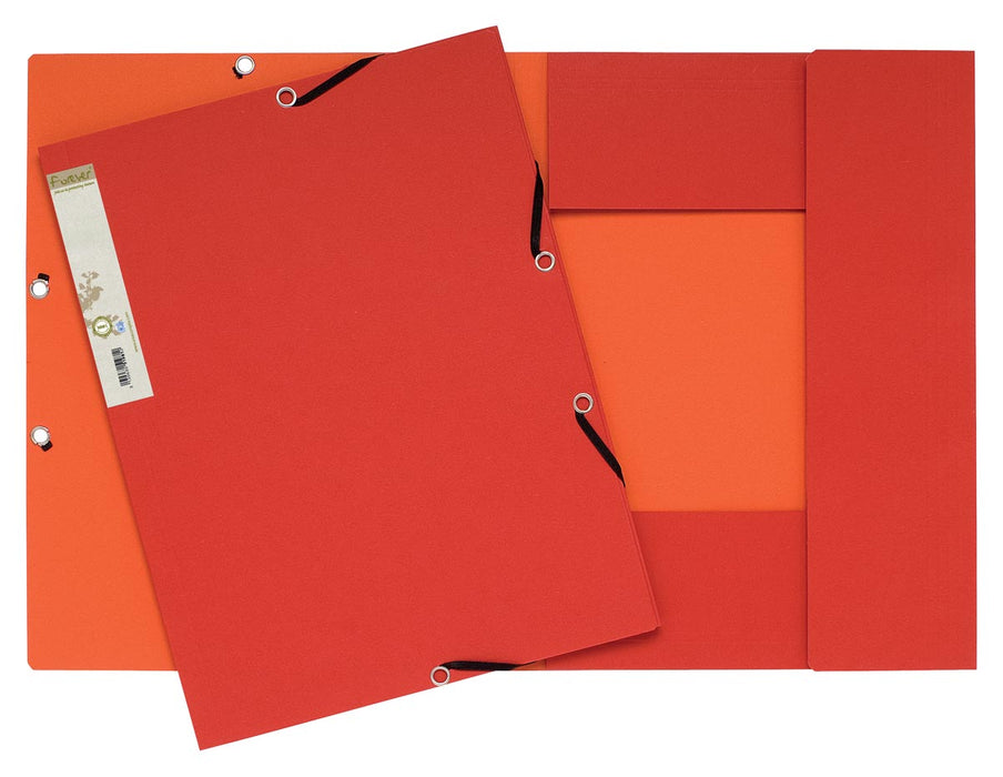 Exacompta elastomap Forever rood/oranje 25 stuks