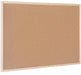 Bi - Office kurkbord met houten omlijsting, afmetingen 60 x 90 cm - OfficeTown
