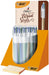 Bic 4 Kleuren Hout, balpen, medium, 4 klassieke inktkleuren, display van 30 stuks - OfficeTown