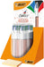 Bic 4 Kleuren Roségoud, balpen, 0,32 mm, 4 klassieke inktkleuren, display van 20 stuks - OfficeTown